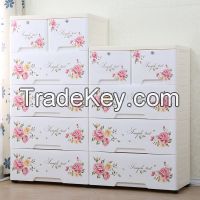 Hot Selling Plastic Drawer Storage Cabinet Baby Plastic Drawer Cabinet
