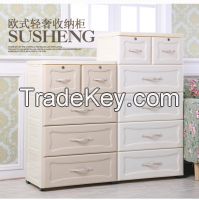 Good Quality New PP Plastic Household Storage Drawers Cabinet