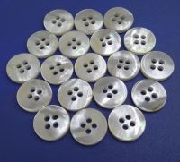 White Mother of Pearl Sewing Shirt Buttons Manufacturer MOPBUTTONS