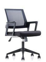 conference chair medium back, swivel mesh chair, meeting chair.