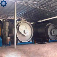 500kg Mobile Type Mini Waste Tire and Plastic To Furnace Oil And Carbon Black Pyrolysis Plant