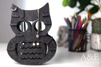 Gray owl jewelry organizer design decoration for any room in your home