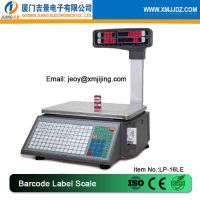 LP-16LE Electronic Barcode Label Scale, Supermarket Retail Barcode Printing LED Scales, POS Weighing Support Arabic/ Spanish/ Hindi, PC Control Store System Scale