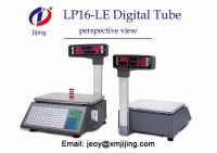 LP-16LE Barcode Label LED Scale, Supermarket Retail Thermal Printer 15/30kg Sales, POS Price Computing Multi-Language Digital Weighing, Label Printing Scale