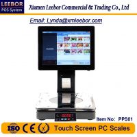 PPS01 Touch Screen PC Control Scale, Supermarket Retail System Weighing Terminals, Intelligent "All in One" Pricing Scales, Thermal Printer Receipt/ Bill Printing