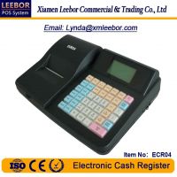 ECR04 Electronic Cash Register, Supermarket Retail POS Terminal Cashier Equipment, Receipt/ Bill Printing, PC Control Thermal Printer ECR with Multi-Language System