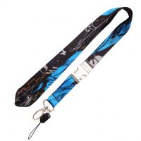 Heat Transfer Lanyard with Egg Hook and Metal Buckle