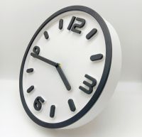 11 inch 3d plastic wall clock