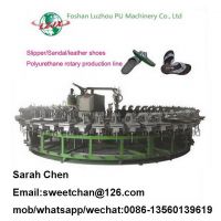 60 work stations Pu insole outsole footwear molding production machinery