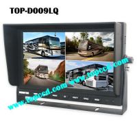 TOPCCD 9" Heavy duty vehicle rear vision Quad HD digital LCD monitor (TOP-D009LQ)