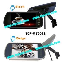 TOPCCD 7inch TFT LCD Wide Screen Rearview Mirror Monitor (TOP-M7004S)