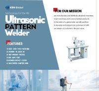 Ultrasonic pattern welding machine for PPE, Sportwear & various purpose