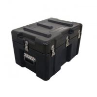 Black cheap stock plastic rotomolded tool storage box for transport/protective goods