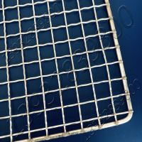 Stainless steel wire square hole crimped wire mesh welded bbq grills