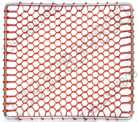 Copper wire square hole woven hex wire mesh squre bbq grills