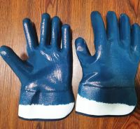 industrial protective gloves NITRILE coated gloves