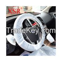 PE Plastic Disposable Protective Steering Wheel Elastic Covers