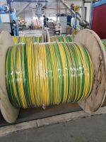 1mm2 1.5mm2 2.5mm2 4mm2 6mm2 yellow green earth grounding cable electrical sheath wire