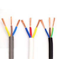 H05VV-F H07VV-F 3 core 1.5 mm2 2.5mm2 Multicore stranded copper flexible electrical wire power cables