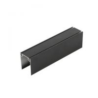 Sectional garage door accessories aluminum profile for top and bottom profile