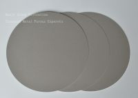 sintered porous metal filter disc