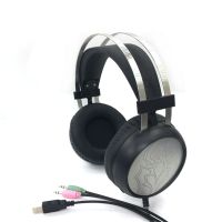 Hot computer accessory metallic stereo wired gaming headset
