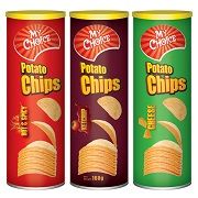 Pringles Style Stackable Potato Crisps