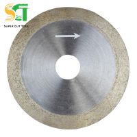 Diamond continuous rim saw blade for artificial stone cutting