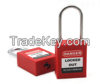 38mm Steel Shackle Padlock with Transparent Rubber Cover