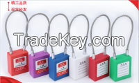 76mm Insulation Nylon Shackle Safety Padlock with Ce