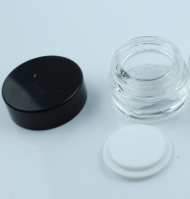 SH-GOO1: GLASS JAR FOR EYESHADOW/EYELINER 5G