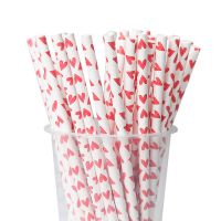 Best Sellers Beautiful Flower Cheap Paper Drinking Straw Packing