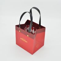 Wholesale custom logo gift package small packaging packing new year paper bags, kraft paper bag