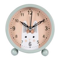 2020 New Alarm Clock Round Silent Analog Alarm Clock Non Ticking Battery Powered Super Silent Alarm Clock, Simple Design Beside/Desk Alarm Clock OEM are welcome