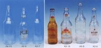 clear glass bottles