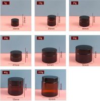cosmetic glass jars