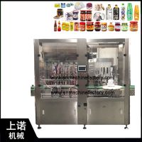 Widely Used jam paste sauce filling sealing capping machine for glass jar and bottle