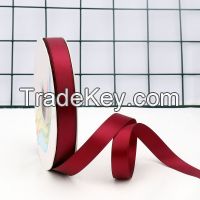 Solid Color Double Sided Polyester Satin Ribbon Ribbons Perfect for Cr