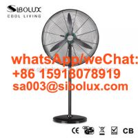 26 inch 30inch industrial pedestal stand fan with round base