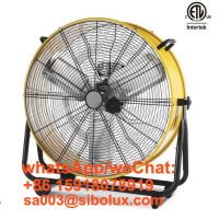 24 inch industrial metal construction direct drive drum fan