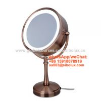 7inch classic portable lighted stand makeup mirror