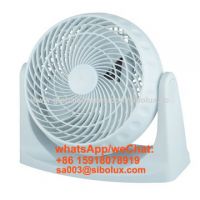 8inch plastic box fan with 360-degree rotary louver