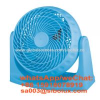 8'' plastic box fan with 360-degree rotary louver