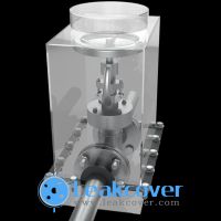 Transparent valve gas leakage protection