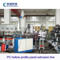 PC hollow profile panel extrusion line
