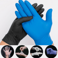 black nitrile glove