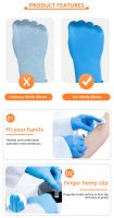 blue nitrile glove