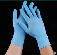 Surgical Gloves China Factory Top Standard En374 Powder Free Blue Color Nitrile Handy Exam Gloves