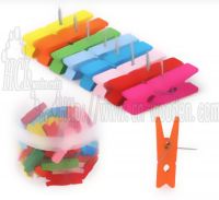 50 small wooden clips, thumbtacks, notes, photo clips, photo clips, ins, creative and lovely DIY decorative nail clips