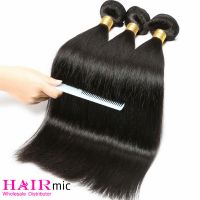 natrual color traight human hair weft with factory price
